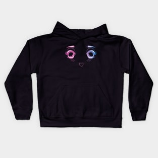 Anime girl design Kids Hoodie